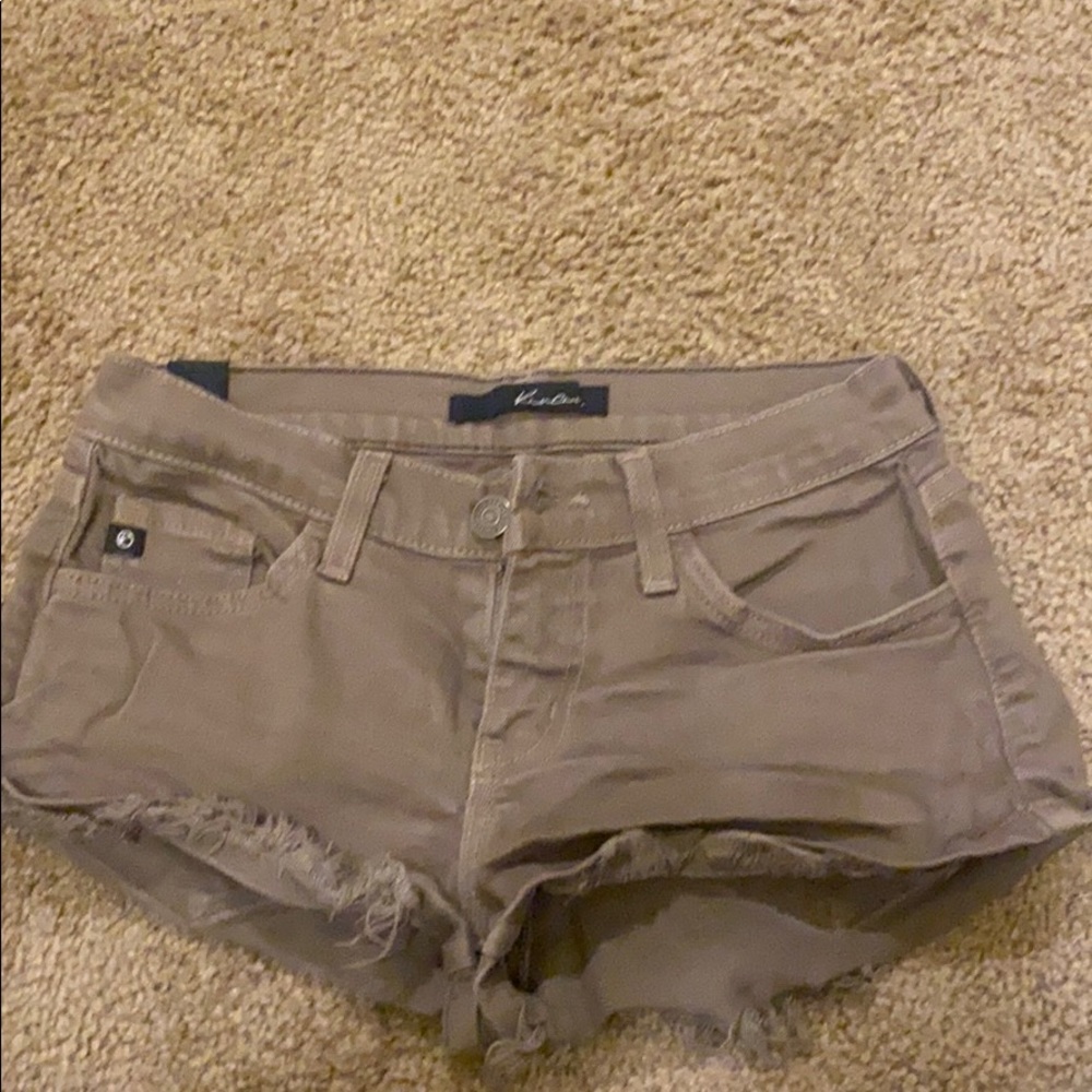 Green shorts